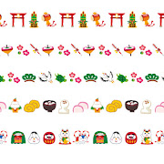 2024年度版！お正月の無料イラスト◎使いやすくてかわいい商用フリー素材集介護アンテナ