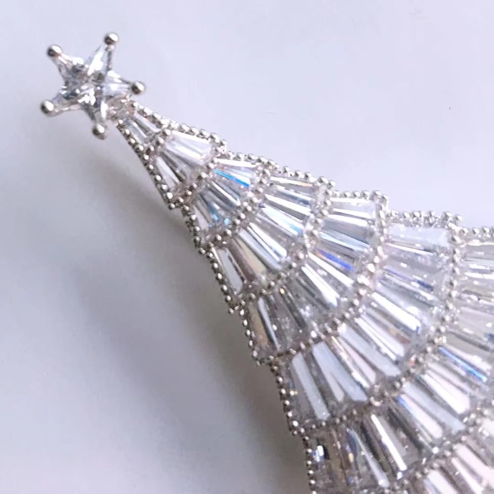 80's クリスマス ツリー ブローチ ビンテージ スワロフスキー訳ありの通販 by たぴおか's shopラクマ