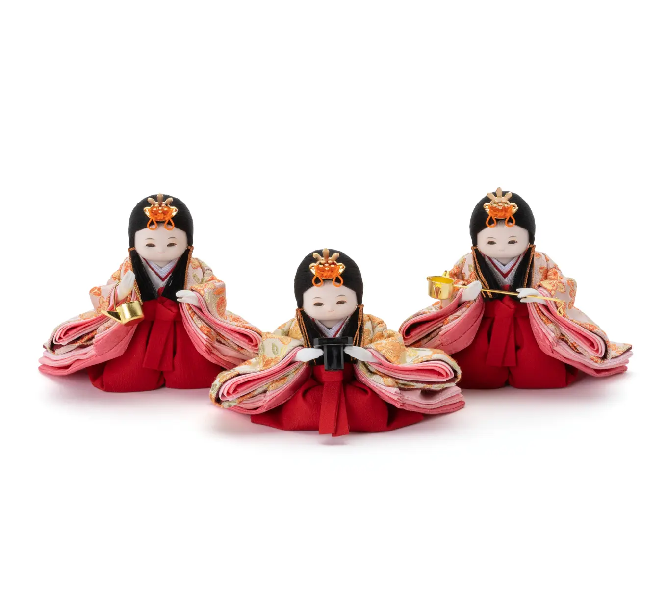 季節の飾りをつくりたい ひなかざり・三人官女と五人囃子- ＳＩＭＰＬＥ