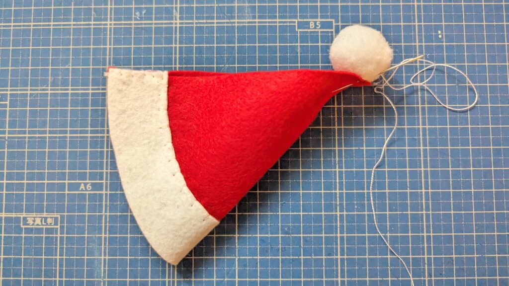 ゆきだるま帽子型紙＆作り方せいさくわぁるど