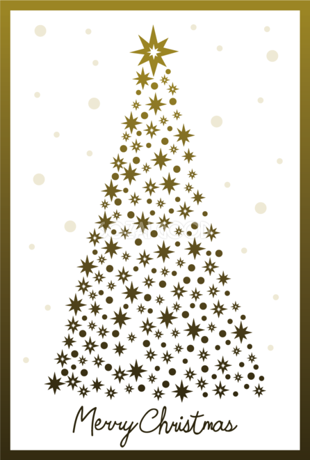 エレガントツリー おしゃれクリスマスイラスト無料 フリー86884素材Good