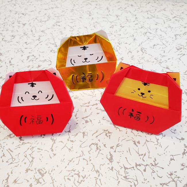 お正月飾り手作り！ 折り紙だるまの「しめ飾り」を子どもと作ろう工作・自由研究All About