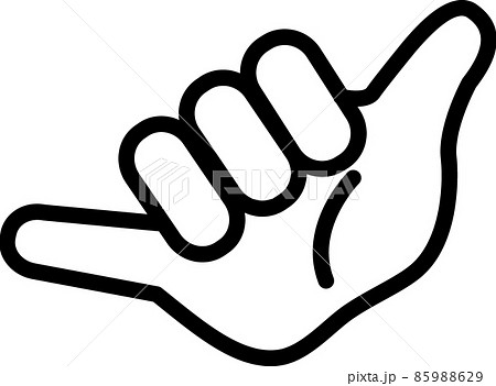 シャカサイン 小 7cm ホワイト ハングルース アロハ ハワイ 挨拶 ハンドサイン ジェスチャー 海 : マニアックコレクション - 通販 -Yahoo!ショッピング