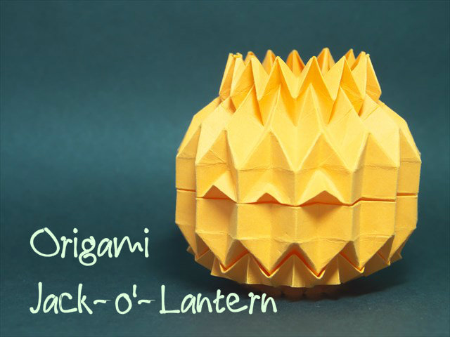 ハロウィンのかぼちゃの折り紙の折り方♪立体で簡単なのはコレ！イクメンパパの子育て広場