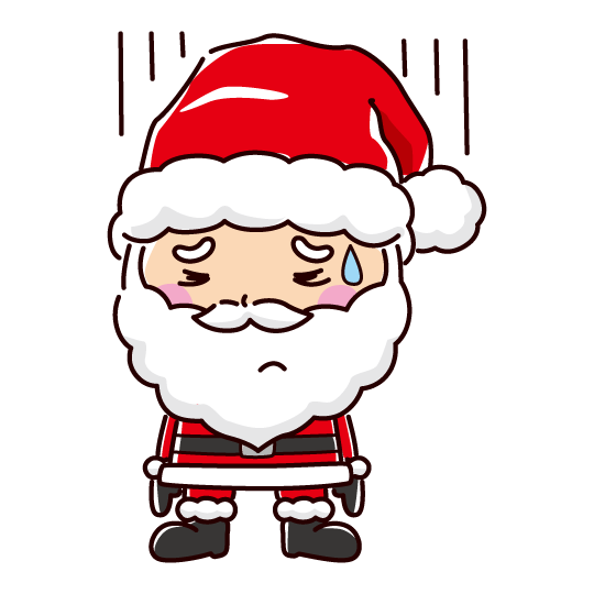 プレゼントを贈るサンタクロースのイラスト無料のフリー素材 イラストエイト