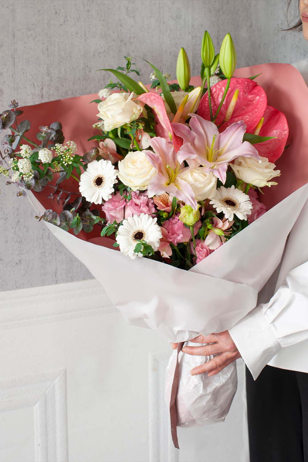 楽屋花 幕張メッセ アイドルグループご卒業祝いのお花握手会Sakaseru