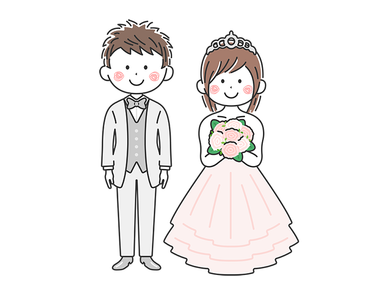 結婚式のイラストセット 線画 イラスト素材6449377- フォトライブラリ