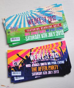 私たちの結婚式を音楽フェスにしちゃう？チケットやリストバンドでウェディングを演出できるサービスありますPouch ポーチ