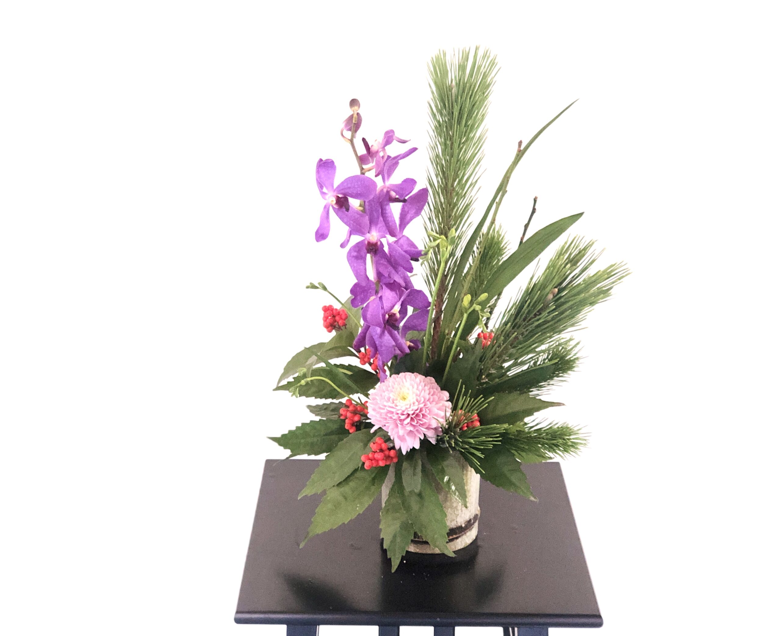 お正月飾りの生け花 - チューリップ🌷おばさん