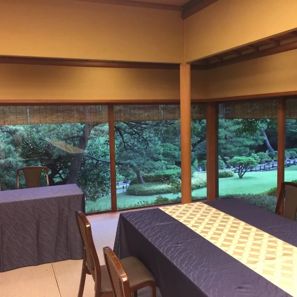 八芳園 料亭 壺中庵Wedding table ウェディングテーブル