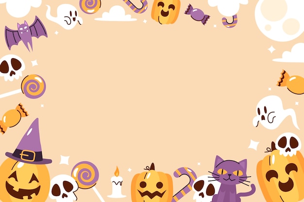 ハロウィン背景画像213 無料写真