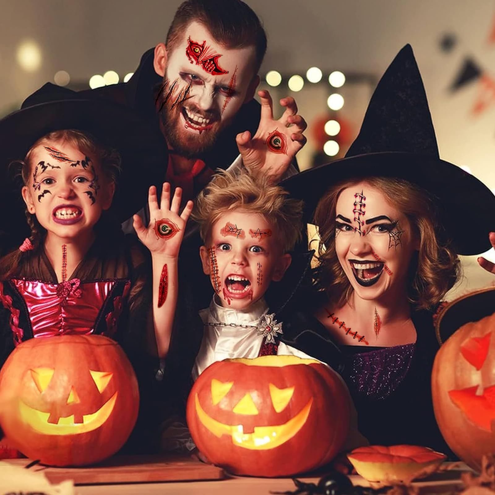 楽天市場 ハロウィン タトゥーシール 10枚セット キッズ こども リアル : sweetステーショナリ