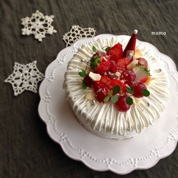 手作りのクリスマスケーキの写真素材3968667- PIXTA