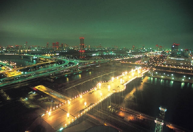 フジテレビ球体展望室「はちたま」の夜景 東京都港区