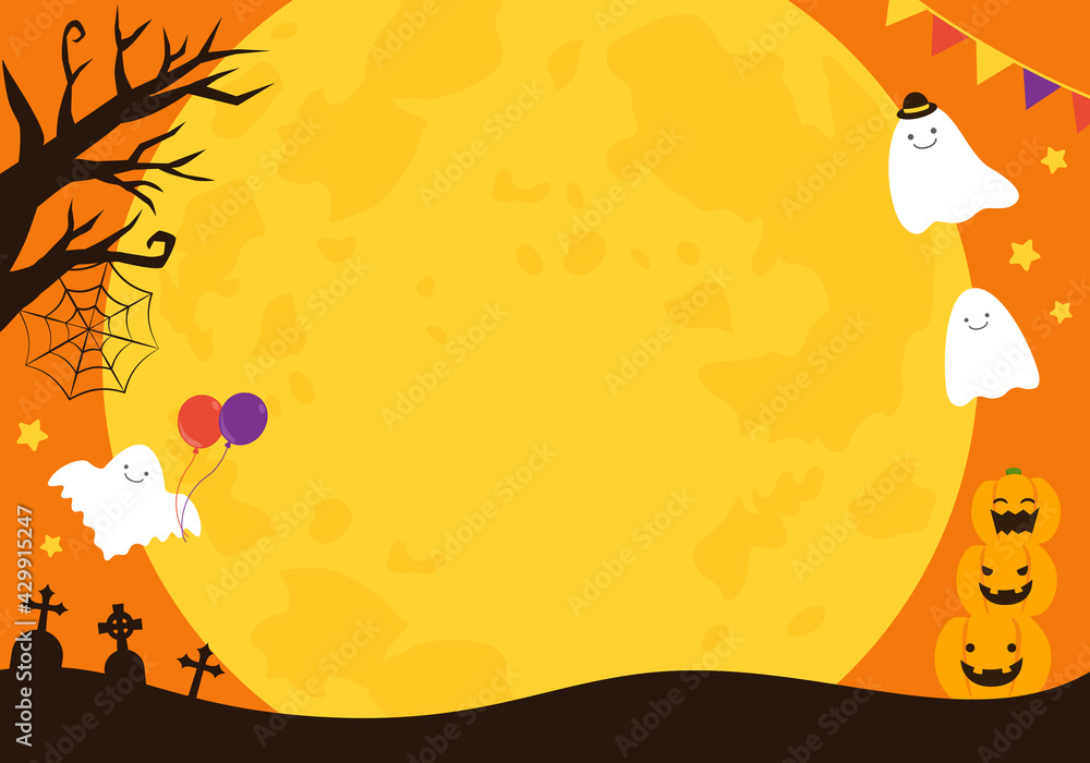 ハロウィン背景無料テンプレートデザイン。イラストや画像付きも豊富 - Canva キャンバ