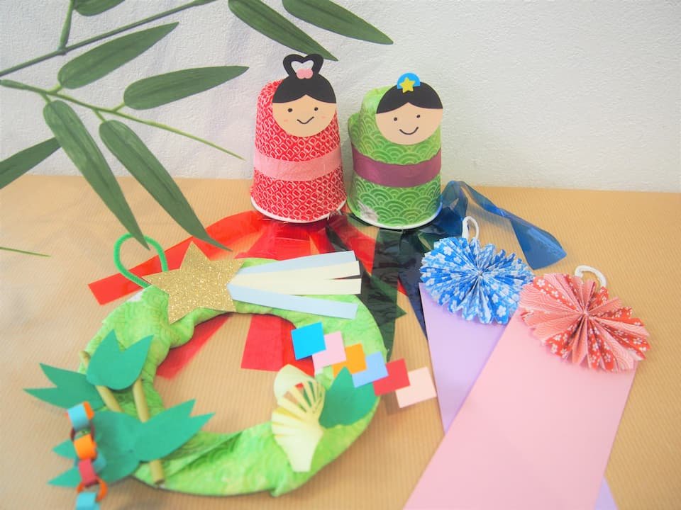 七夕折り紙 ダブルハートの七夕飾り子どもが一人で作れる簡単手順を解説保育士・幼稚園教諭のための情報メディア ほいくis ほいくいず