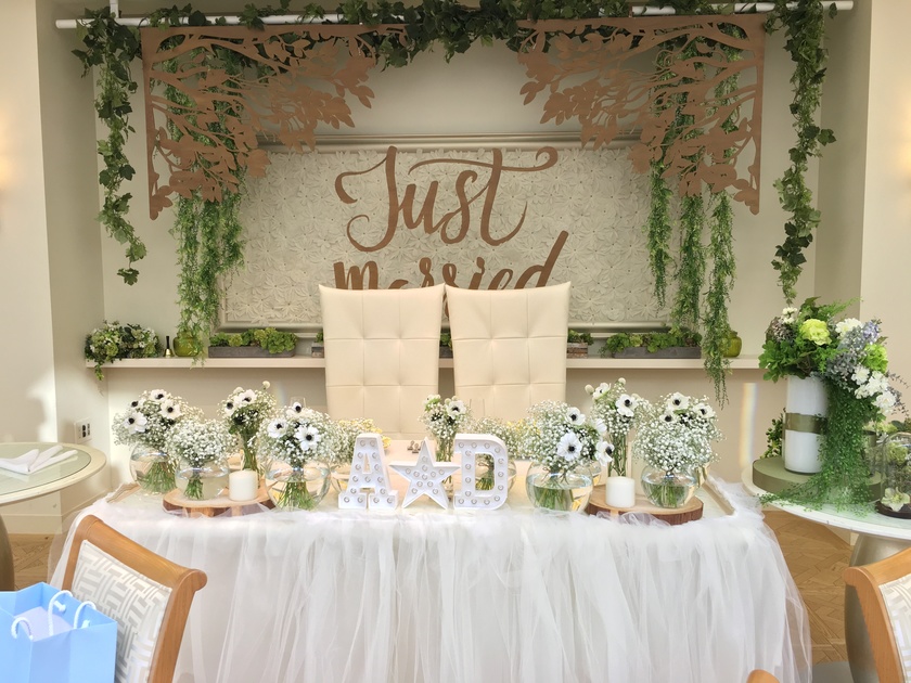 選べる３タイプ 結婚式のメインテーブル装花実例集☆