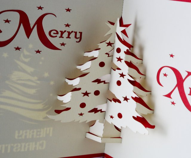 ポップアップカード クリスマスカードの作り方Pop-up cardHow to make a Christmas card