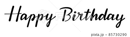 手書き文字 アルファベット メッセージ 誕生日の写真素材 - PIXTA