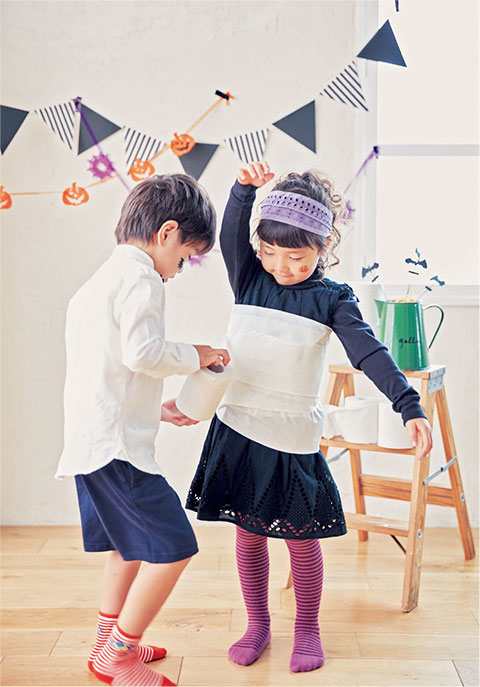 赤ちゃん用 ミイラ バンティングコスチューム ハロウィン 仮装手作りアイデアと工作技術