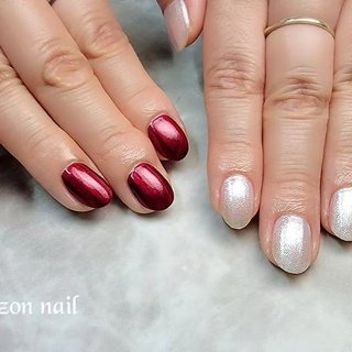 クリスマスネイルにもオススメ♡星のワンカラーネイル 冬ネイルデザイン神戸東灘区岡本ネイルサロン 50代の手肌ケア・短い爪をきれいに見せるネイルJolie