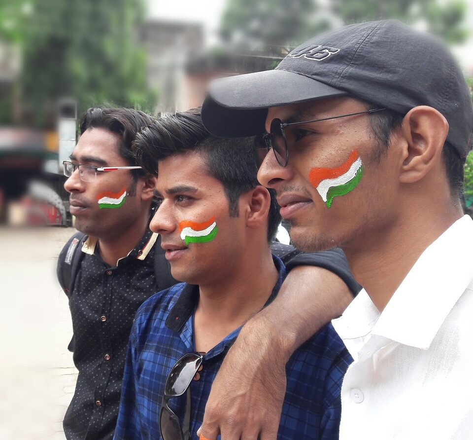 インド独立記念日 1947年8月15日 切手デザイン無料デザインテンプレート