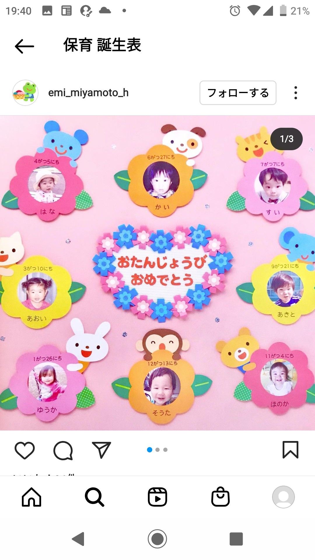 お誕生日壁面 お誕生日壁面 きらし