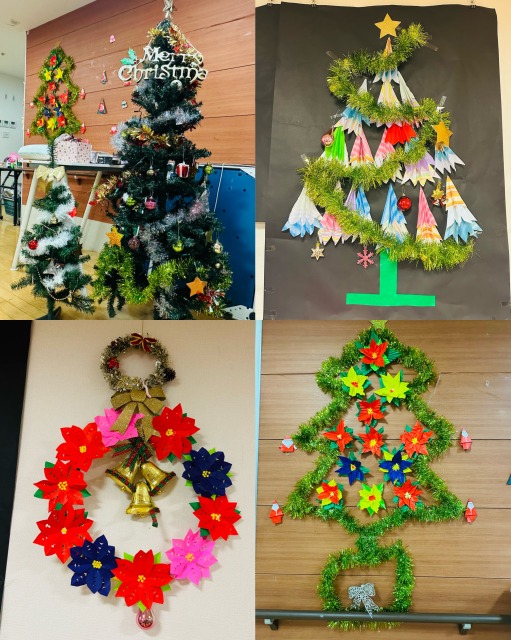 12月のレクリエーション工作。お客さまとスタッフの夢を叶える場所 スタッフブログ