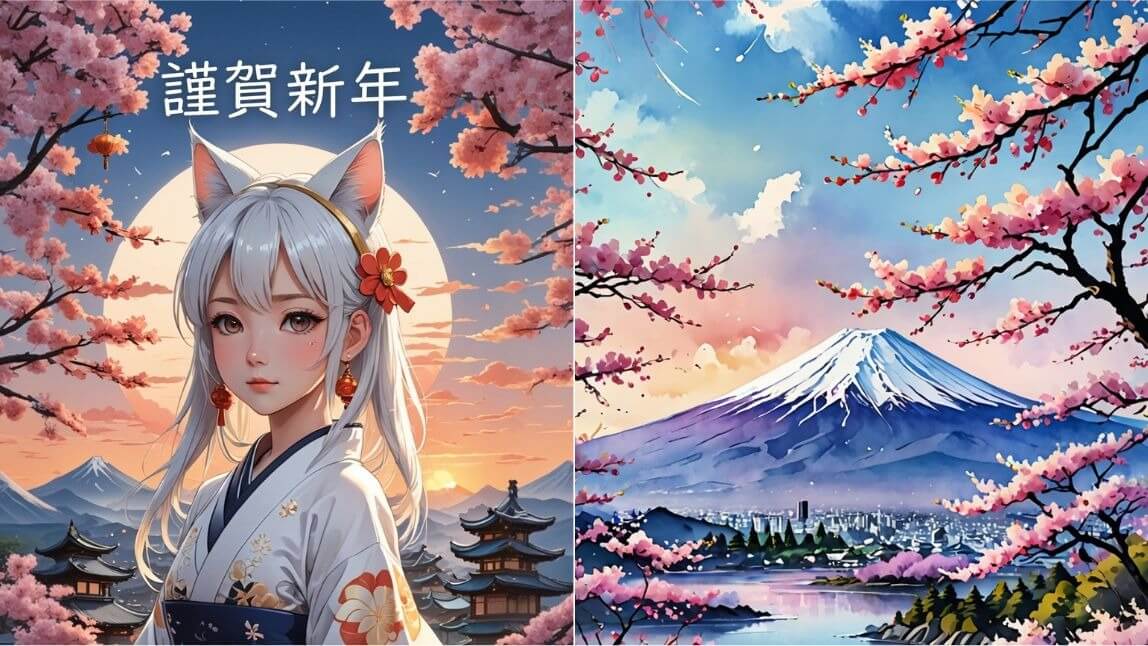 年賀状 2025キャラクター 画像TikTok