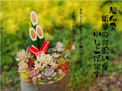 お正月 寄せ植え教室のお知らせ郷からのお知らせ叶 匠壽庵