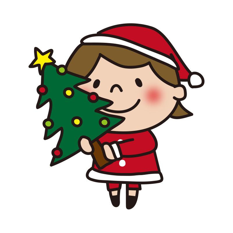 クリスマスイラストレイン🚂 - イラスト無料素材