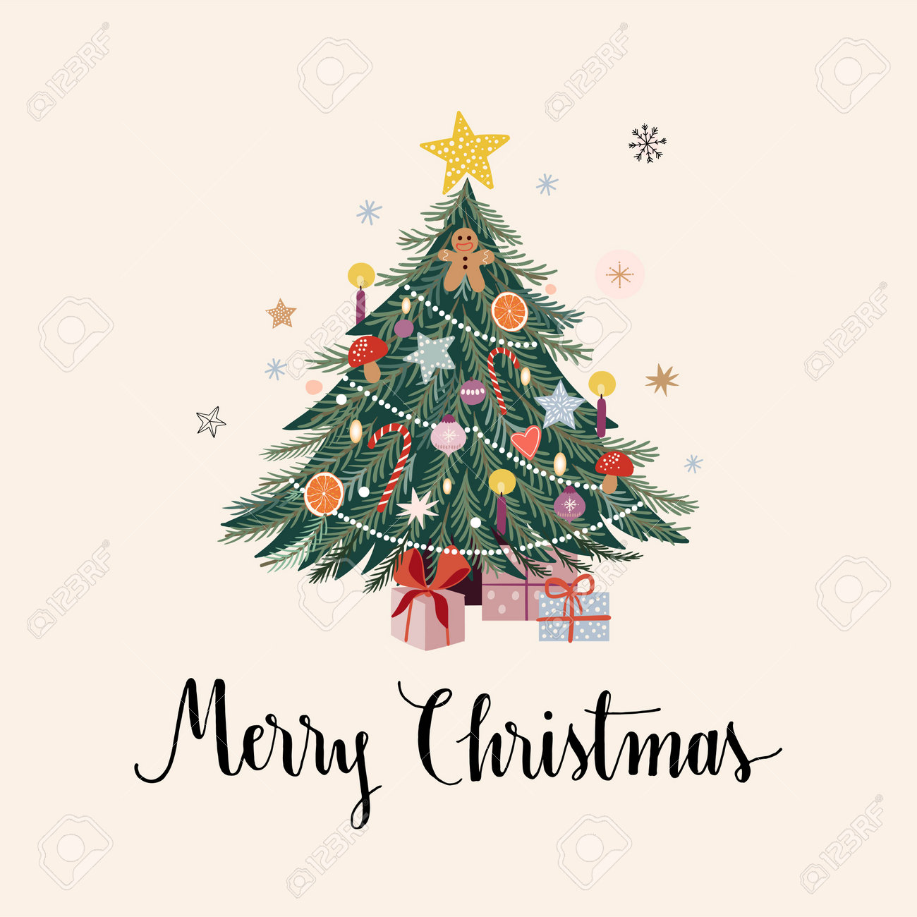 手書きのクリスマスツリー2 – EVENTs Design