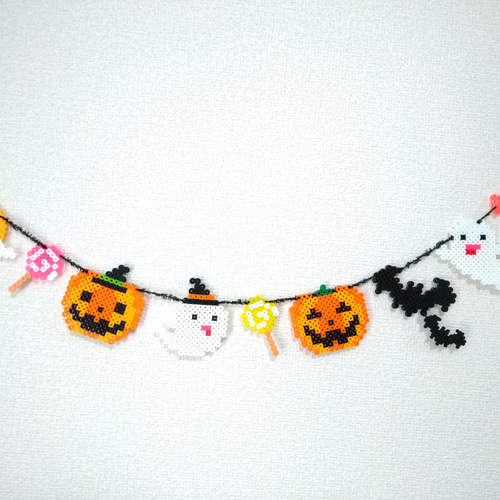 ちいかわハロウィン☆100均簡単アイロンビーズ無料図案つくりかたmigiteni-lemon.com