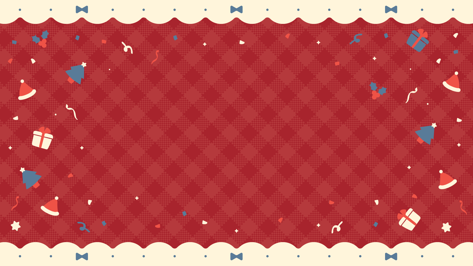 シンプルで可愛いクリスマスの背景・カードのフリー素材 - チコデザ