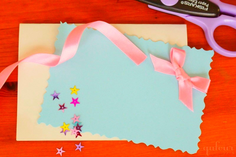 ポップアップカード_しろくまの夏 カード・挨拶状のプリント素材を無料ダウンロード