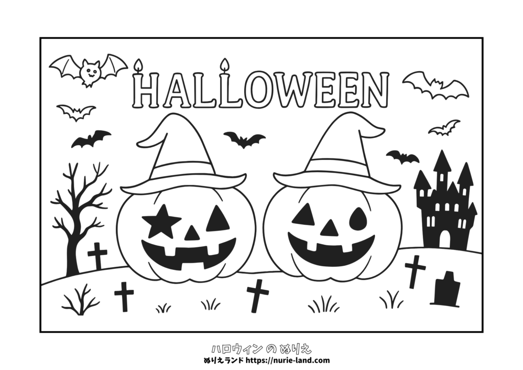 ハロウィンイラスト 犬猫 のぬり絵 無料無料ペットイラスト Pet-illust 犬・猫・鳥・ペットイラストぬりえ ・年賀状・カレンダーイラスト多数無料