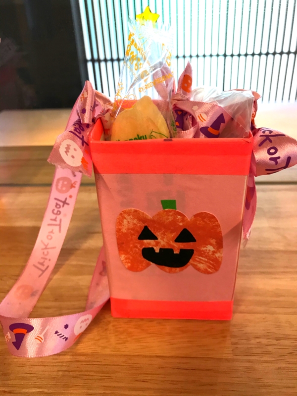 ハロウィン折り紙 ハロウィンバッグの作り方