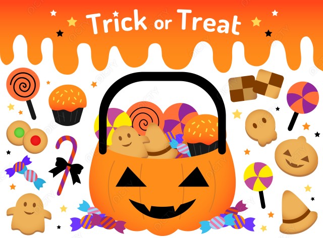 かわいいハロウィンお菓子イラスト無料素材イラストプラザ