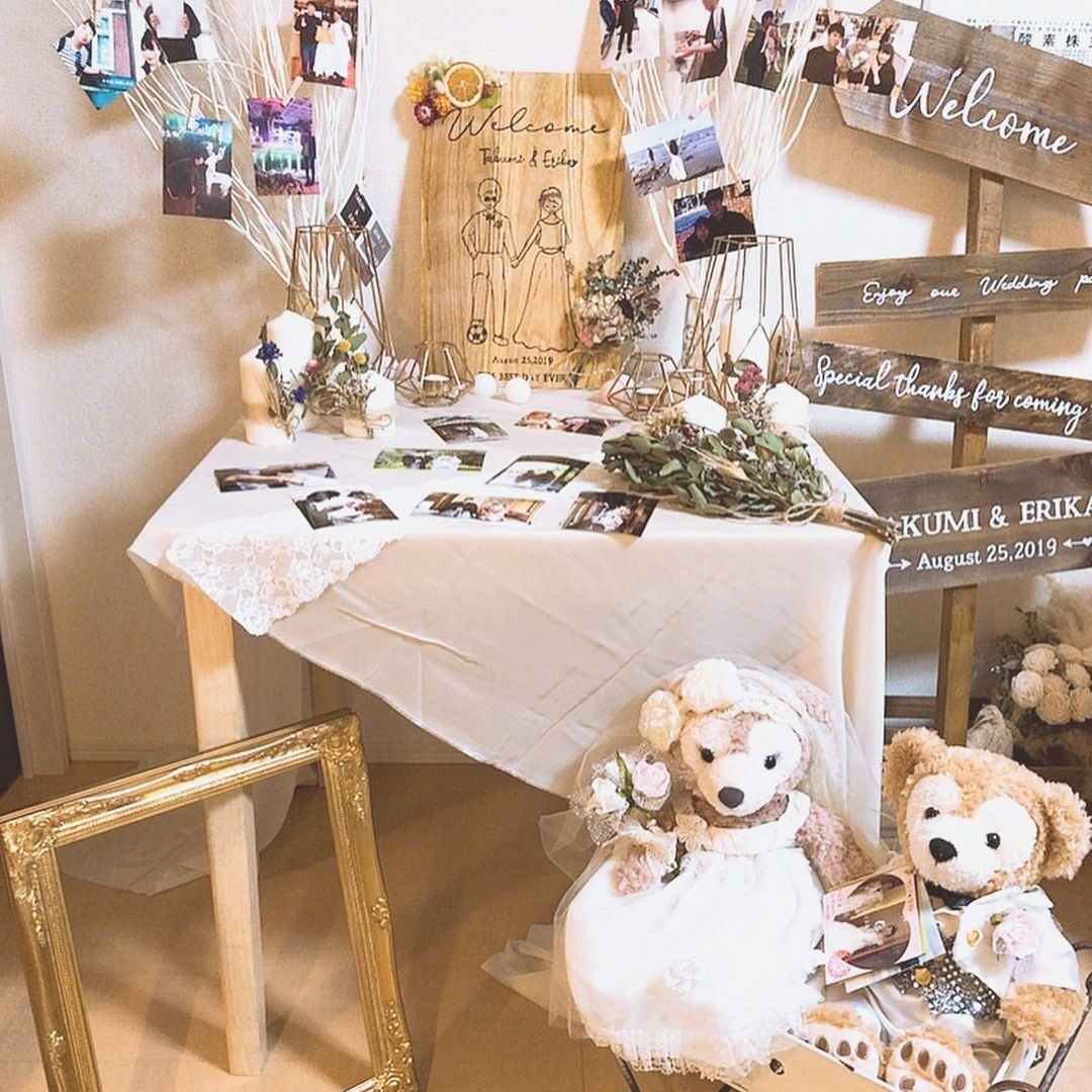 ウェルカムスペースで悩む花嫁様必見！おしゃれウェディング50選！わたしたちの結婚式