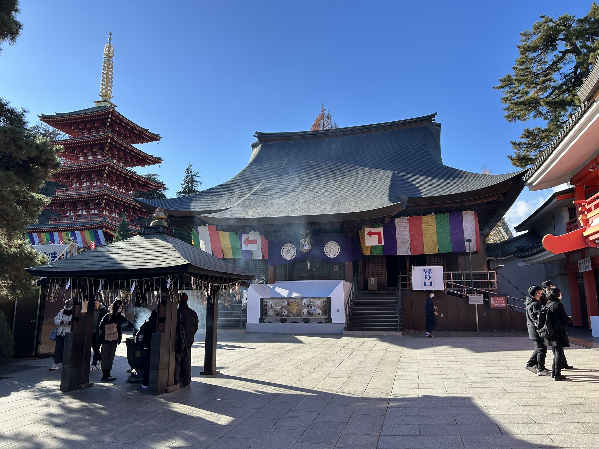 高幡不動 大晦日屋台TikTok