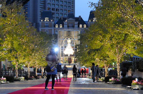 犬連れて恵比寿ガーデンプレイス クリスマスイルミネーション : シェビーズのブログ