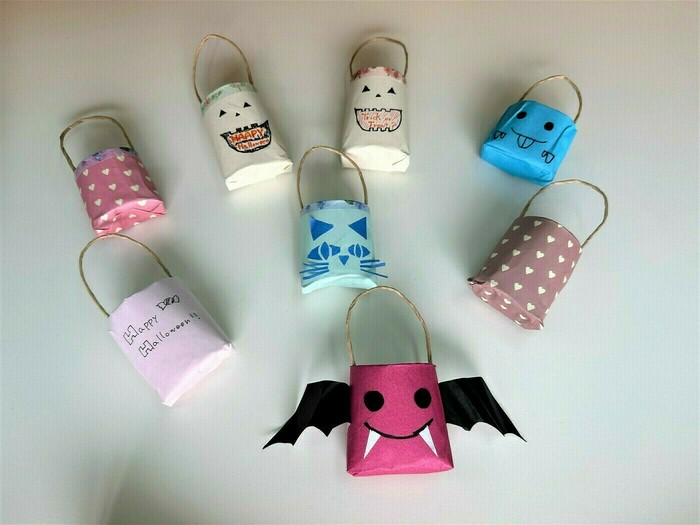 ハロウィン 工作 トイレットペーパーの芯TikTok