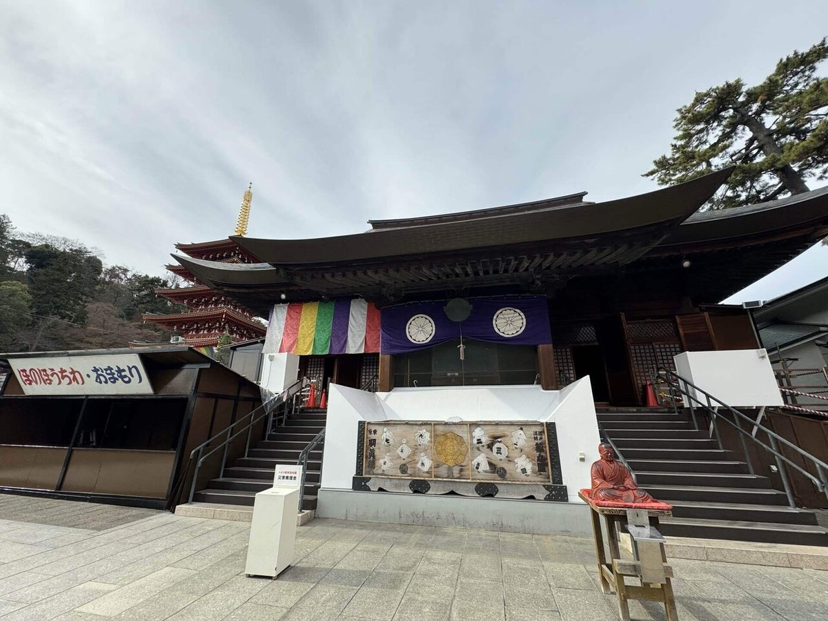 初詣で混雑する高幡不動尊