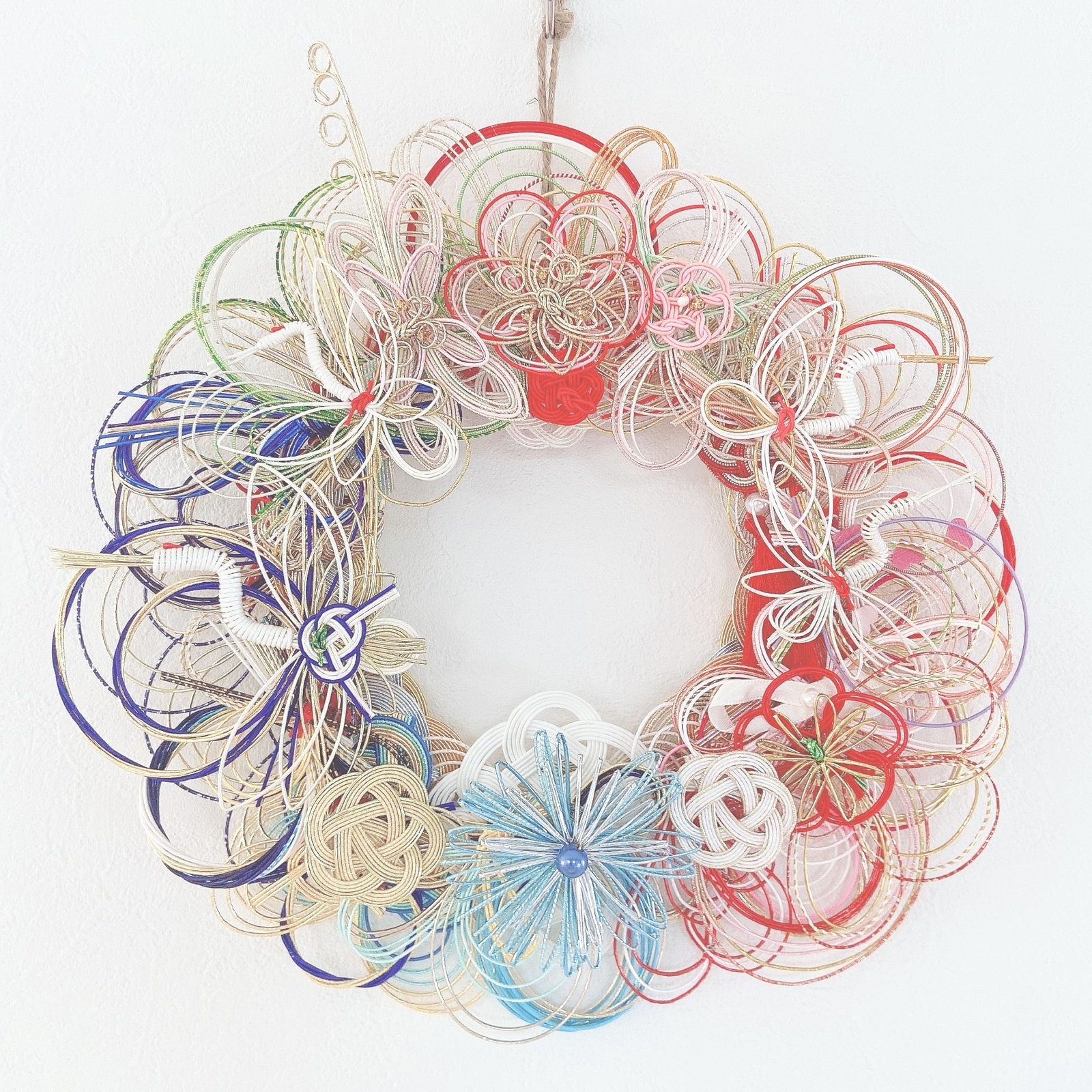 13 💐 100均DIY ≫ ご祝儀袋リメイク！『水引リースつくってみた』編 - YouTube