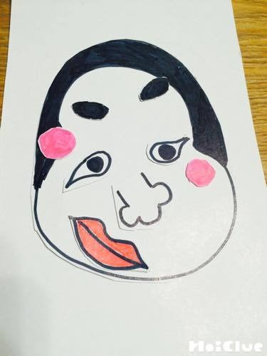 手作りおもちゃ『マグネットの福笑い』きた先生の手作りブログ