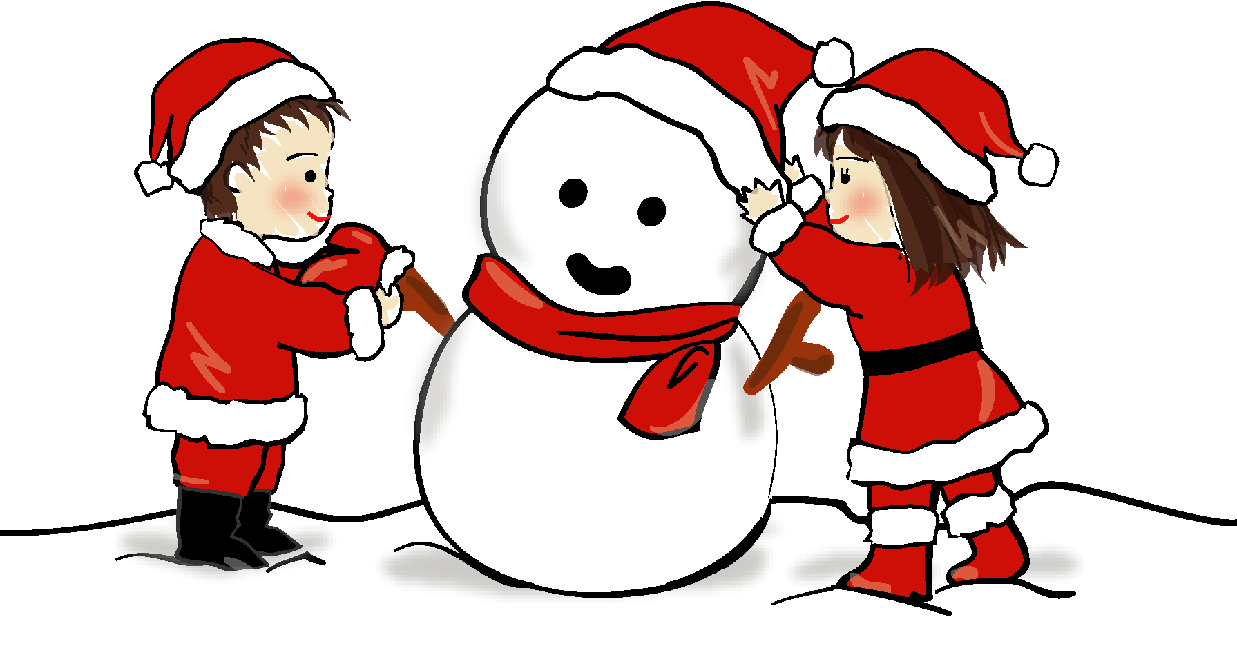 クリスマス素材：イラスト無料