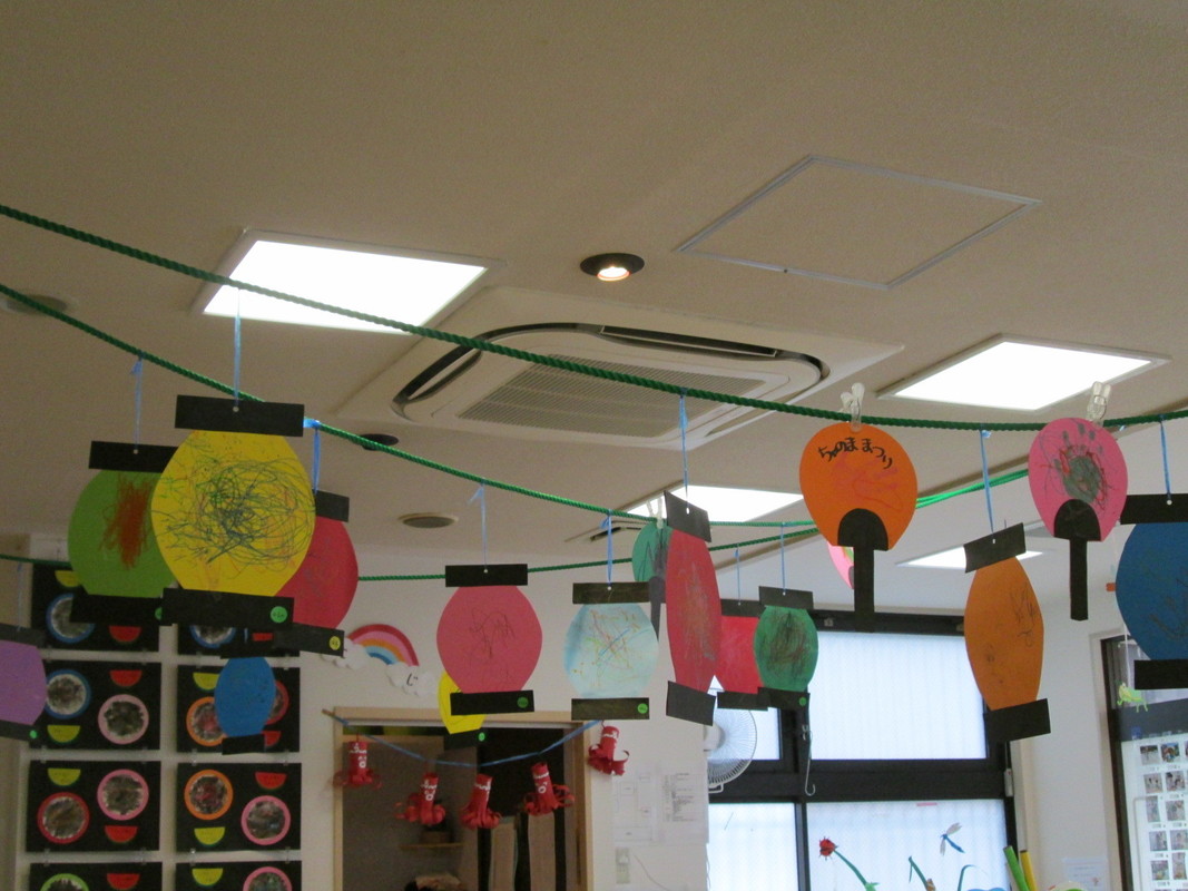 夏の遊び 8月の園見学