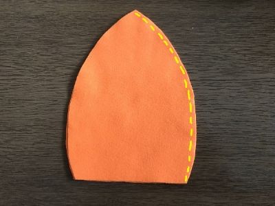 無料型紙 ハロウィンかぼちゃベレー帽の作り方ヘルカハンドメイド