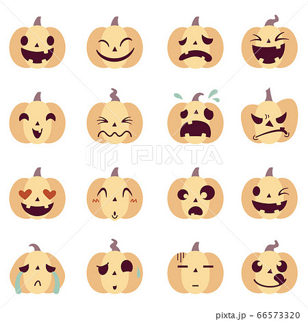 オレンジのハロウィンカボチャの表現。ベクター画像で表した秋と祝日のイベントの絵文字」のベクター画像素材 ロイヤリティフリー2373127153Shutterstock