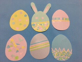 模様画用紙でイースター ⚘ 去年もご紹介したうさぎのガーランドです◡̈ イースター以外にも、お部屋飾りとしてお使いいただけるかと思います♩------------------------- 模様画用紙のご購入は 楽天またはminneより↟𖤥 ▷▷ @irodoriyoshiten